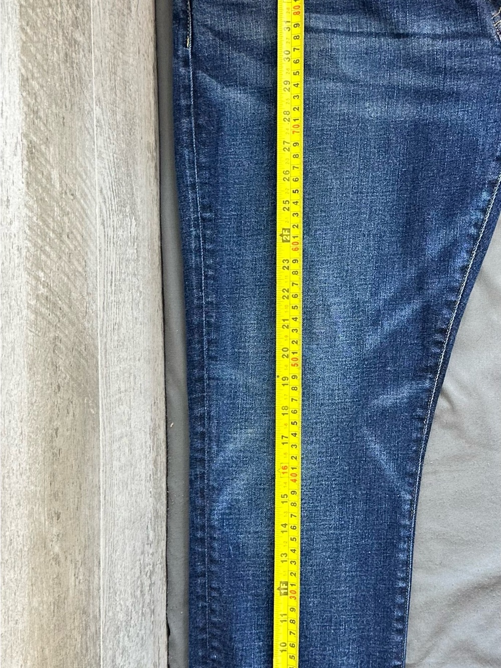 American Eagle Men's Dark Wash Slim Straight Jeans Size 38x30 - Picture 14 of 16